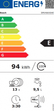 BOSCH SMV46ΚX04E